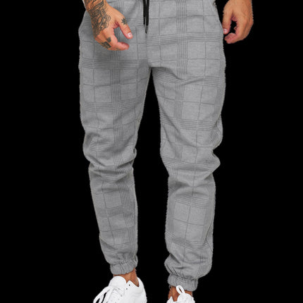 Checkered 3D Digital Print Casual Pants - 𝓢𝓱𝓸𝓹𝓵𝓮𝓬𝔂