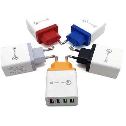 USB Charger Quick Charge 3.0 4 Phone Adapter For Tablet Portable Wall Mobile Charger Fast Charger - 𝓢𝓱𝓸𝓹𝓵𝓮𝓬𝔂