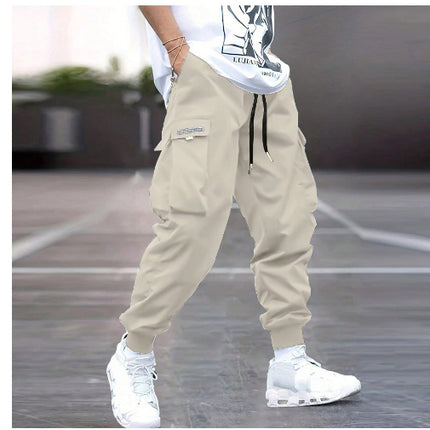 Multi-pocket Cargo Pants Men's Casual Hip-Hop Drawstring Trousers Outdoor Streetwear Sports Pant - 𝓢𝓱𝓸𝓹𝓵𝓮𝓬𝔂
