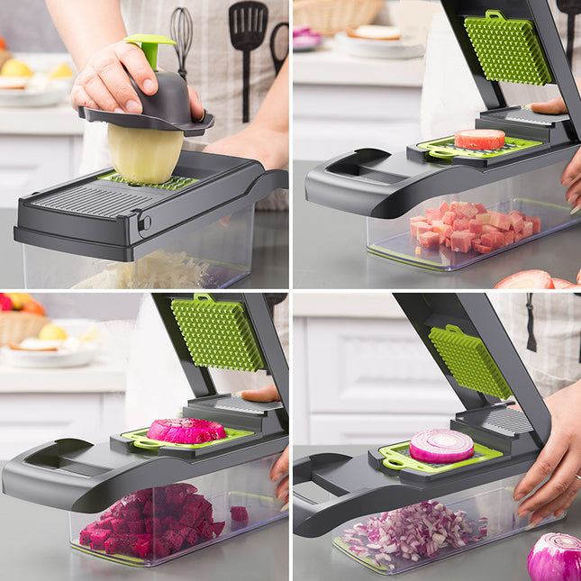 Multifunctional Vegetable Cutter Home Kitchen Slicing And Dicing Fruit Artifact - 𝓢𝓱𝓸𝓹𝓵𝓮𝓬𝔂