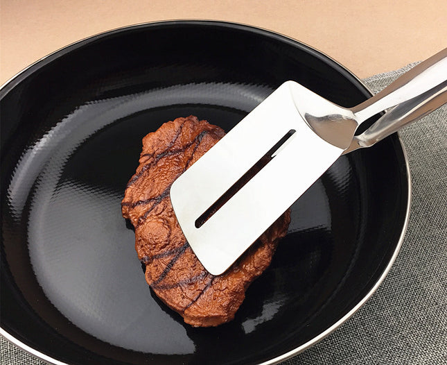 Stainless Steel Barbecue Tong Fried Steak Shovel Fried Fish Shovel BBQ Bread Clamp Kitchen Bread Meat Clamp - 𝓢𝓱𝓸𝓹𝓵𝓮𝓬𝔂