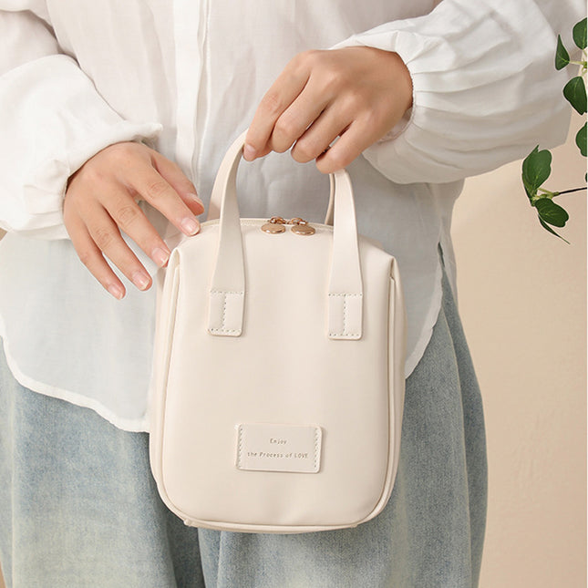 Handle-top Cosmetic Bag Ins Fashion Shell-shaped Handbag Toiletry Bags Travel High Capacity Portable Storage Make Up Bag - 𝓢𝓱𝓸𝓹𝓵𝓮𝓬𝔂