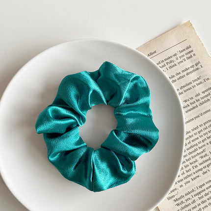 Simple satin retro large intestine loop hair rope - 𝓢𝓱𝓸𝓹𝓵𝓮𝓬𝔂