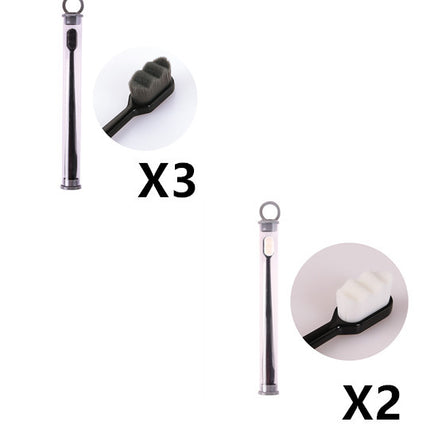 Ultra-fine Toothbrush Super Soft Bristle Deep Cleaning Brush Portable For Oral Care Tools Teeth Care Oral Cleaning Travel - 𝓢𝓱𝓸𝓹𝓵𝓮𝓬𝔂