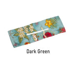 Dark green flowers