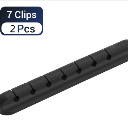 Silicone USB Cable Winder Desktop Cable Organizer Management Multipurpose Clips Cables Protector For Wired Headphones - 𝓢𝓱𝓸𝓹𝓵𝓮𝓬𝔂