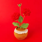 Red 2 Roses With 1 Bud