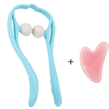 Plastic Pressure Point Therapy Neck Massageador Massagem Relieve Hand Roller Neck Massager For Neck Shoulder Trigger Point - 𝓢𝓱𝓸𝓹𝓵𝓮𝓬𝔂