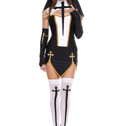 Sexy Bad Habit Nun Costume Religious Sister Fancy Dress - 𝓢𝓱𝓸𝓹𝓵𝓮𝓬𝔂