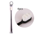 4pcs Wavy black white