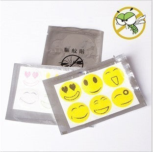 Summer Smile Mosquito Sticker Cartoon Mosquito Repellent Mosquito Repellent Mosquito Sticker 6 Pieces Of Random Color - 𝓢𝓱𝓸𝓹𝓵𝓮𝓬𝔂
