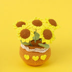5 Sunflower Potted Plants