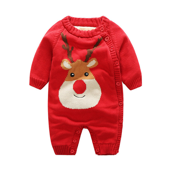Newborn Baby Clothes Baby Crawling Clothes Thickening Out Baby Harness - 𝓢𝓱𝓸𝓹𝓵𝓮𝓬𝔂