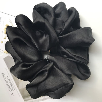 Oversized Smooth Satin Large Intestine Circle Hair Tie - 𝓢𝓱𝓸𝓹𝓵𝓮𝓬𝔂