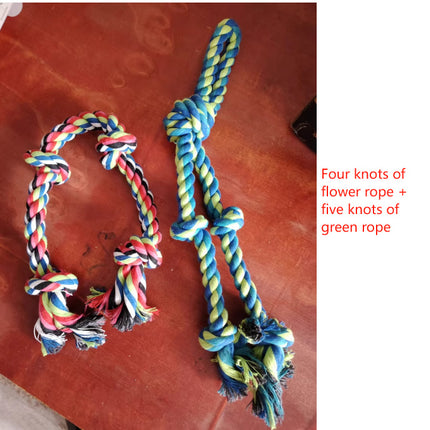 Heavy-Duty Rope Knot Dog Toys For Large Breeds Dental Health Chew And Interactive Tug Of War Play Pet Supplies - 𝓢𝓱𝓸𝓹𝓵𝓮𝓬𝔂