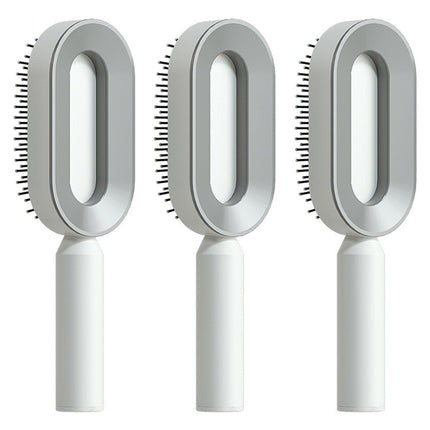 Self Cleaning Hair Brush For Women One-key Cleaning Hair Loss Airbag Massage Scalp Comb Anti-Static Hairbrush - 𝓢𝓱𝓸𝓹𝓵𝓮𝓬𝔂