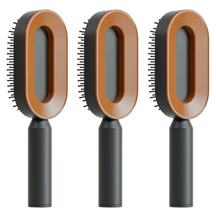Self Cleaning Hair Brush For Women One-key Cleaning Hair Loss Airbag Massage Scalp Comb Anti-Static Hairbrush - 𝓢𝓱𝓸𝓹𝓵𝓮𝓬𝔂