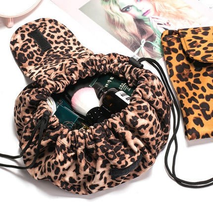 Animal Printing Large Capacity Drawstring Lazy Cosmetic Storage Bag - 𝓢𝓱𝓸𝓹𝓵𝓮𝓬𝔂
