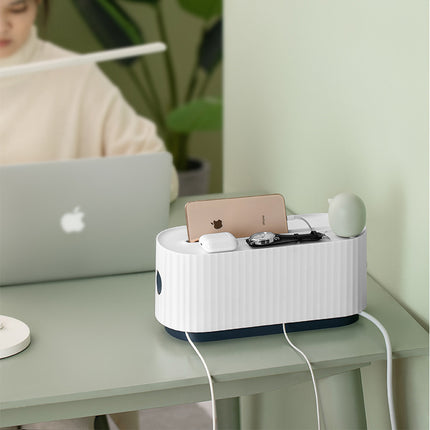 Power Strip Wire Case Cable Storage Box Anti Dust Charger Socket Organizer Network Line Storage Bin Charger Wire Management - 𝓢𝓱𝓸𝓹𝓵𝓮𝓬𝔂