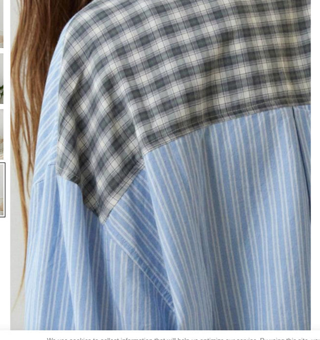 Autumn Women's Clothing Casual Homewear Plaid Shirt Outfit - 𝓢𝓱𝓸𝓹𝓵𝓮𝓬𝔂