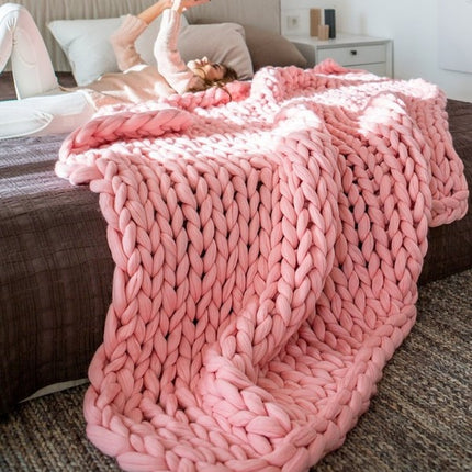 Acrylic woven super thick wool blanket - 𝓢𝓱𝓸𝓹𝓵𝓮𝓬𝔂