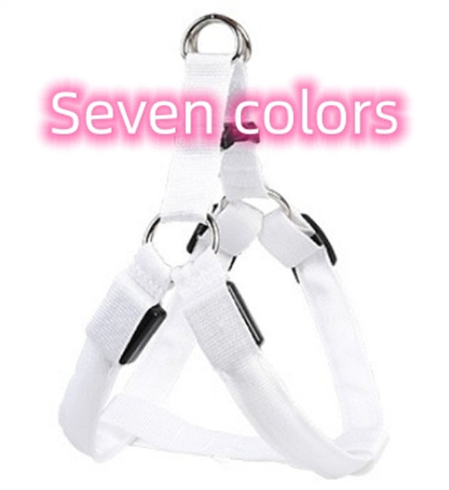 Pet Products LED Luminous Dog Chest Strap Large Dog Luminous Dog Leash - 𝓢𝓱𝓸𝓹𝓵𝓮𝓬𝔂
