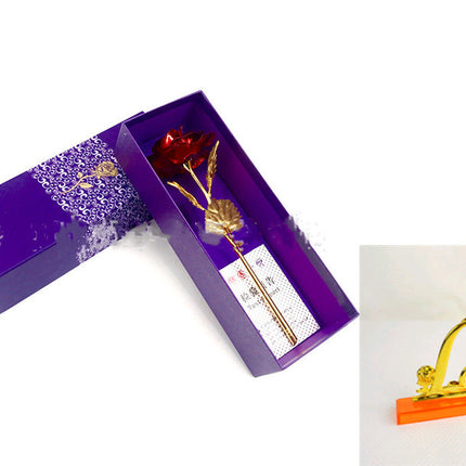 24K Luminous Color Gold Rose Flower Set - 𝓢𝓱𝓸𝓹𝓵𝓮𝓬𝔂