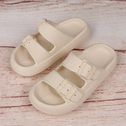 Platform Slippers Women's Summer Buckle Home Shoes Fashion Outdoor Wear Soft Bottom Sandals - 𝓢𝓱𝓸𝓹𝓵𝓮𝓬𝔂
