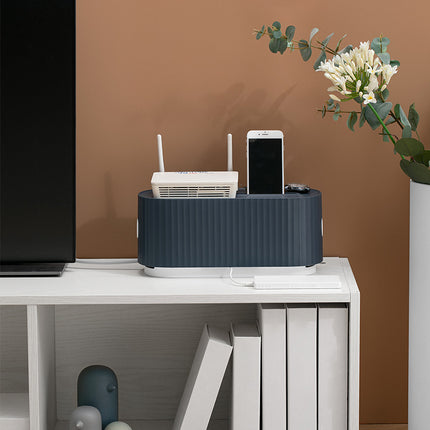 Power Strip Wire Case Cable Storage Box Anti Dust Charger Socket Organizer Network Line Storage Bin Charger Wire Management - 𝓢𝓱𝓸𝓹𝓵𝓮𝓬𝔂