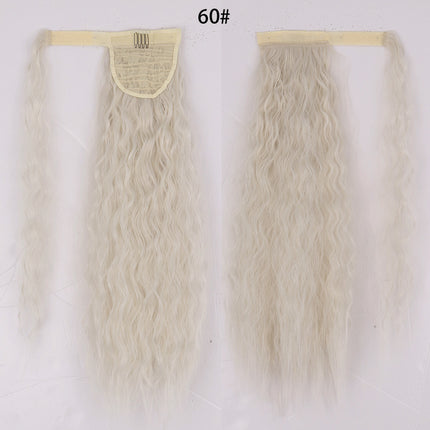 Ponytail Wig Water Wave Velcro Banding Chemical Fiber High Temperature Silk - 𝓢𝓱𝓸𝓹𝓵𝓮𝓬𝔂
