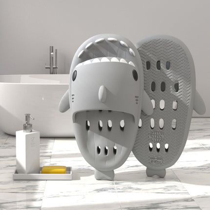 Shark Slippers With Drain Holes Shower Shoes For Women Quick Drying Eva Pool Shark Slides Beach Sandals With Drain Holes - 𝓢𝓱𝓸𝓹𝓵𝓮𝓬𝔂
