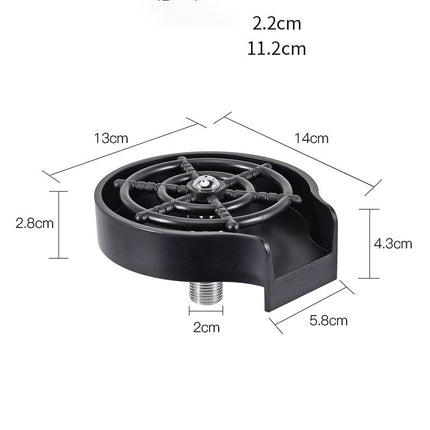 Bar Counter Cup Washer Sink High-pressure Spray Automatic Faucet Coffee Pitcher Wash Cup Tool Kitchen - 𝓢𝓱𝓸𝓹𝓵𝓮𝓬𝔂