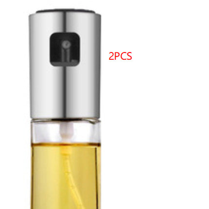 BBQ Healthy Kitchen Cooking Oil Vinegar Spray Bottle Push Type Oil Spray BottlePump Oil Tank Leakproof BBQ Sprayer BBQ Tools Kitchen Gadgets - 𝓢𝓱𝓸𝓹𝓵𝓮𝓬𝔂