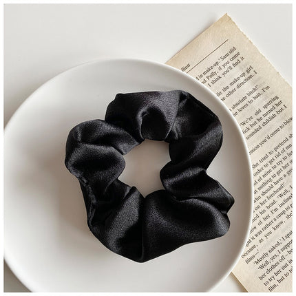 Simple satin retro large intestine loop hair rope - 𝓢𝓱𝓸𝓹𝓵𝓮𝓬𝔂