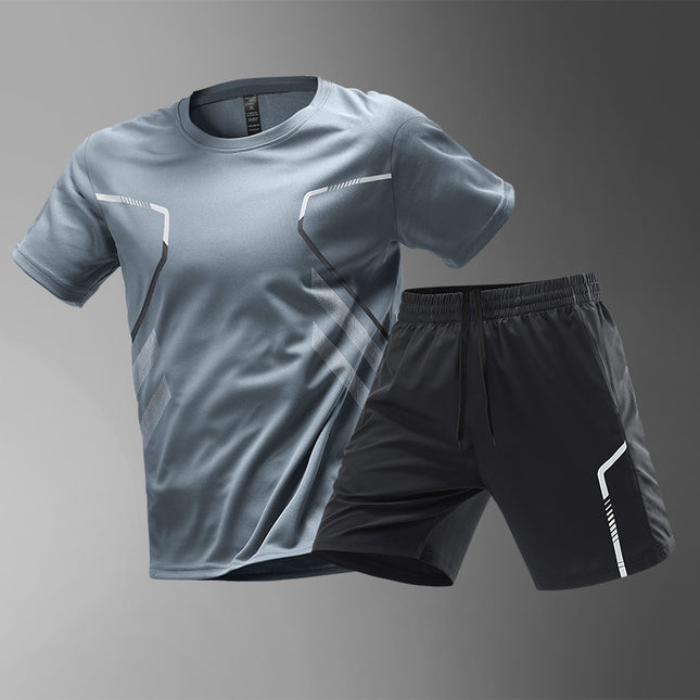 Men's T-shirts Sports Running T-shirt Color Block Men Quick-drying Breathable Short Sleeve Round Neck Active Tee Outdoor Workout - 𝓢𝓱𝓸𝓹𝓵𝓮𝓬𝔂