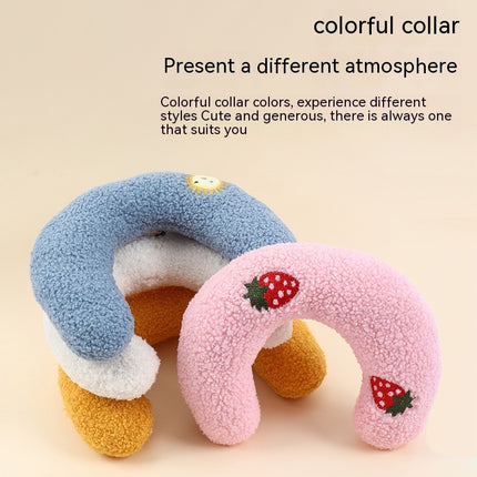 Little Pillow For Cats Fashion Neck Protector Deep Sleep Puppy U-Shaped Pillow Pets Pillow Kitten Headrest Dog Sleeping Pillow Pet Products - 𝓢𝓱𝓸𝓹𝓵𝓮𝓬𝔂