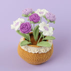Gradient Purple Rose Daisy