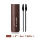 Natural brown no eyebrow card