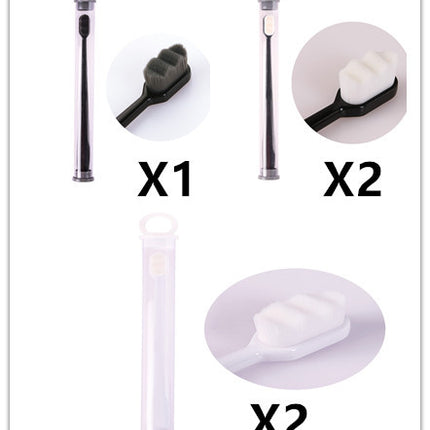 Ultra-fine Toothbrush Super Soft Bristle Deep Cleaning Brush Portable For Oral Care Tools Teeth Care Oral Cleaning Travel - 𝓢𝓱𝓸𝓹𝓵𝓮𝓬𝔂