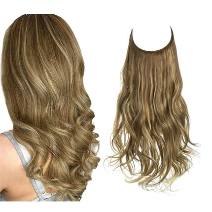 Wig Female Extension Chemical Fiber Long Curly Hair Matte High-temperature Fiber Fishing Thread Wig Set - 𝓢𝓱𝓸𝓹𝓵𝓮𝓬𝔂