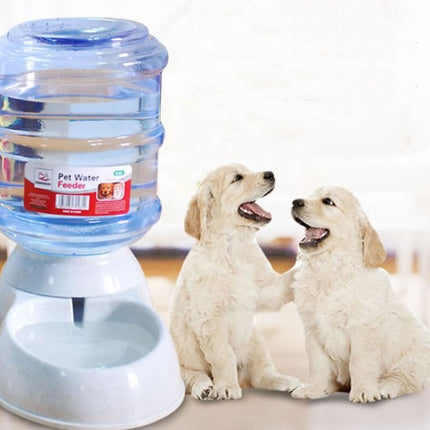 Cats Dogs Automatic Pet Feeder Drinking Water Fountains Large Capacity Plastic Pets Dog Food Bowl Water Dispenser - 𝓢𝓱𝓸𝓹𝓵𝓮𝓬𝔂