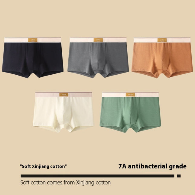Men's Cotton Antibacterial Boxers Breathable Underwear - 𝓢𝓱𝓸𝓹𝓵𝓮𝓬𝔂