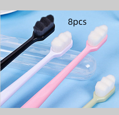 Ultra-fine Toothbrush Super Soft Bristle Deep Cleaning Brush Portable For Oral Care Tools Teeth Care Oral Cleaning Travel - 𝓢𝓱𝓸𝓹𝓵𝓮𝓬𝔂