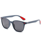 Frosted Blue Gray Red