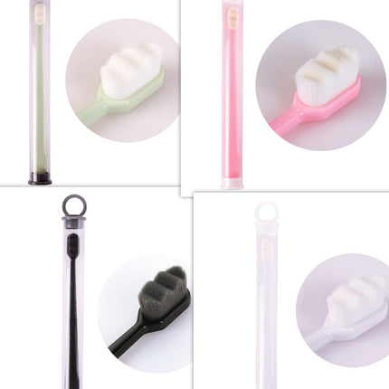 Ultra-fine Toothbrush Super Soft Bristle Deep Cleaning Brush Portable For Oral Care Tools Teeth Care Oral Cleaning Travel - 𝓢𝓱𝓸𝓹𝓵𝓮𝓬𝔂