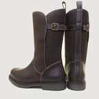 Quebec Waterproof Zip Up Mid Calf Boots - Brown