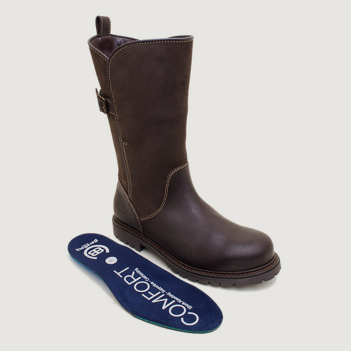 Quebec Waterproof Zip Up Mid Calf Boots - Brown