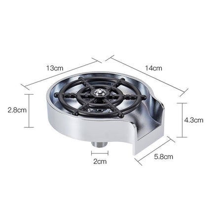 Bar Counter Cup Washer Sink High-pressure Spray Automatic Faucet Coffee Pitcher Wash Cup Tool Kitchen - 𝓢𝓱𝓸𝓹𝓵𝓮𝓬𝔂