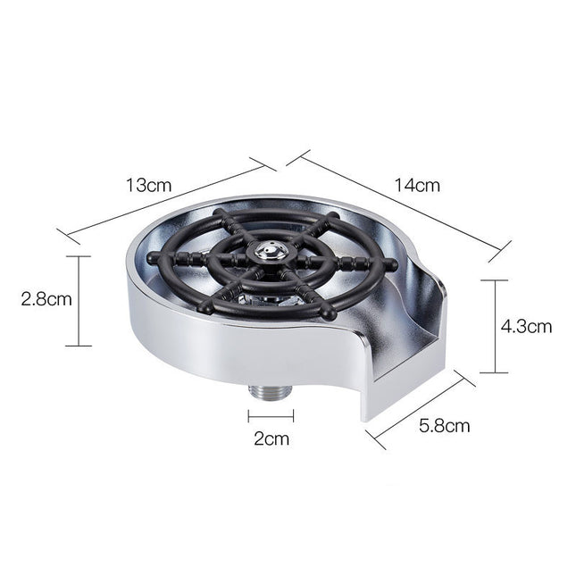 Bar Counter Cup Washer Sink High-pressure Spray Automatic Faucet Coffee Pitcher Wash Cup Tool Kitchen - 𝓢𝓱𝓸𝓹𝓵𝓮𝓬𝔂