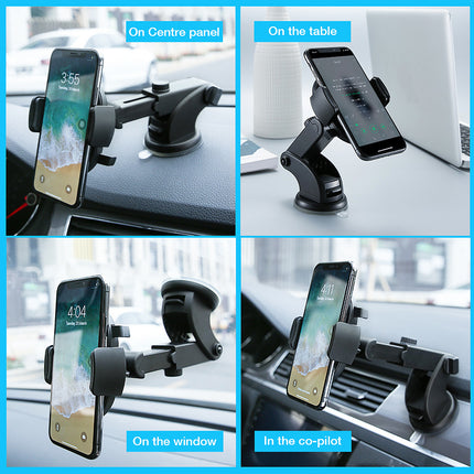 Car Phone Holder Long Rod Telescopic Car Dashboard Suction Cup Type - 𝓢𝓱𝓸𝓹𝓵𝓮𝓬𝔂